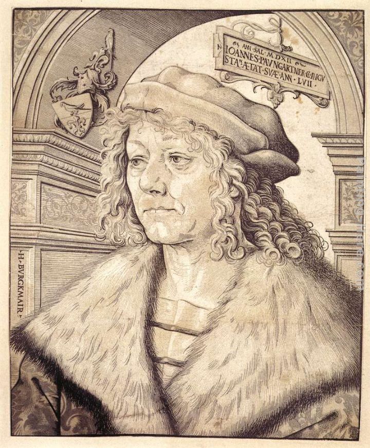 Hans the elder Burgkmair Portrait of Johannes Paumgartner